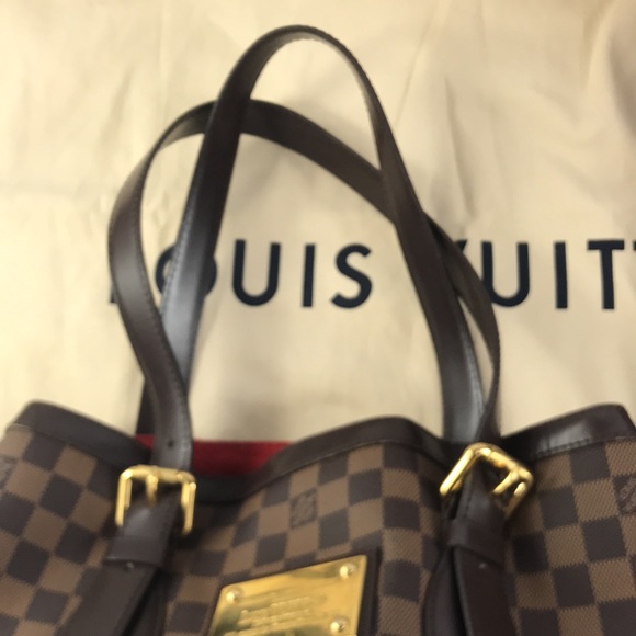 ✅💯 AUTHENTIC LOUIS VUITTON TOTE GM HAMSPTEAD - Picture 10 of 15